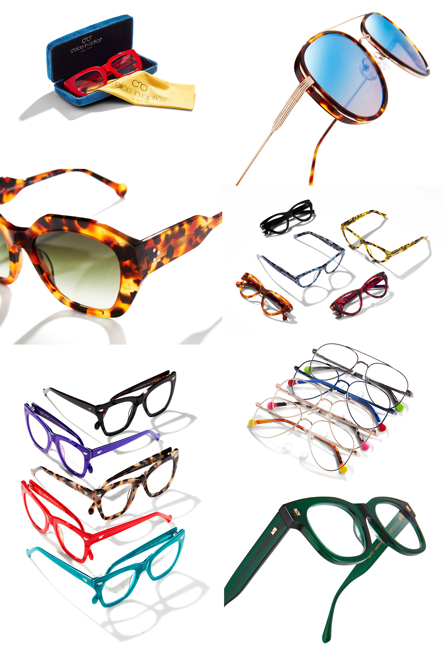 Our boutique and variety of frames and sunglasses